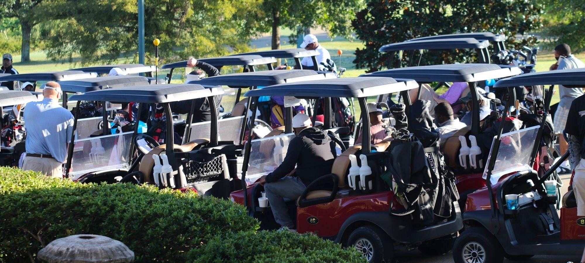 CCC Golfers in Carts